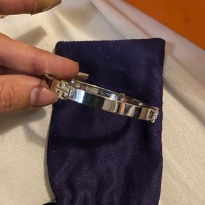 tory burch silver bracelet